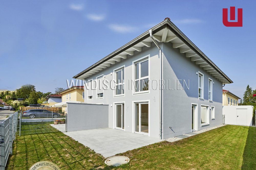Aussenansicht Immobilienangebot - Fürstenfeldbruck - Alle - WINDISCH Immobilien - Neubau - Doppelhaushälfte in Fürstenfeldbruck - Erstbezug