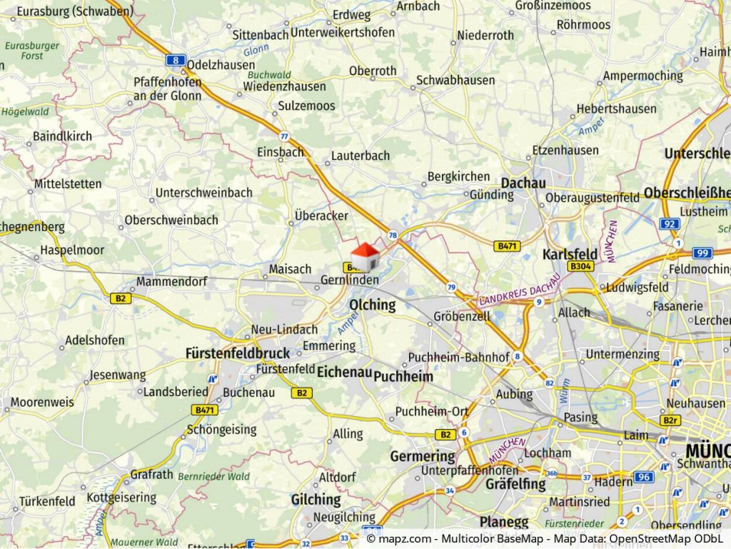 Immobilienangebot - Olching / Esting - Grundstücke - Für den Käufer provisionsfrei! - Baugrundstück mit genehmigten Vorbescheid in Olching / Neu-Esting