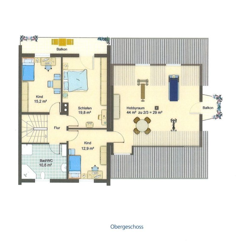Immobilienangebot - Olching - Alle - WINDISCH IMMOBILIEN - Frisch renovierte XXL-DHH in Geißelbullach mit Wärmepumpe -  bezugsfertig