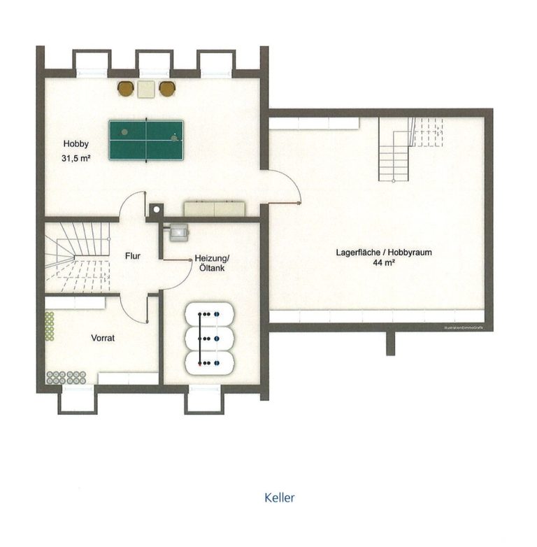 Immobilienangebot - Olching - Alle - WINDISCH IMMOBILIEN - Frisch renovierte XXL-DHH in Geißelbullach mit Wärmepumpe -  bezugsfertig