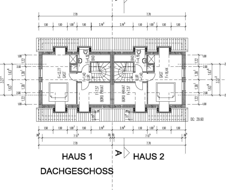 Immobilienangebot - Egenhofen / Aufkirchen - Grundstücke - WINDISCH IMMOBILIEN - Grundstück in Ortsrandlage mit genehmigter Planung für ein Doppelhaus