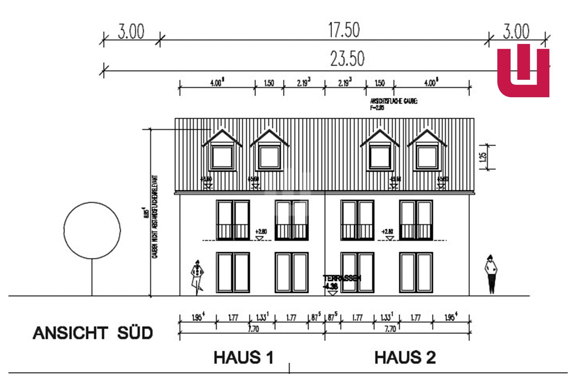 Immobilienangebot - Egenhofen / Aufkirchen - Grundstücke - WINDISCH IMMOBILIEN - Grundstück in Ortsrandlage mit genehmigter Planung für ein Doppelhaus