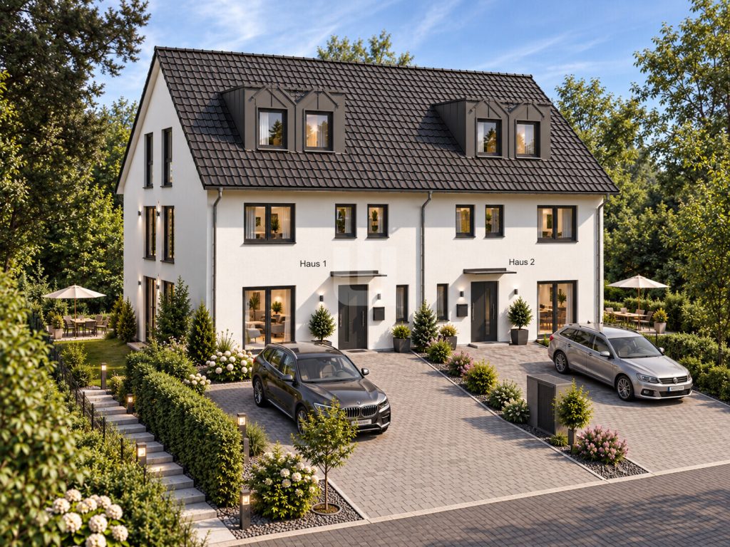 Immobilienangebot - Egenhofen - Grundstücke - WINDISCH IMMOBILIEN - Grundstück für ein Doppelhaus in Ortsrandlage mit genehmigter Planung