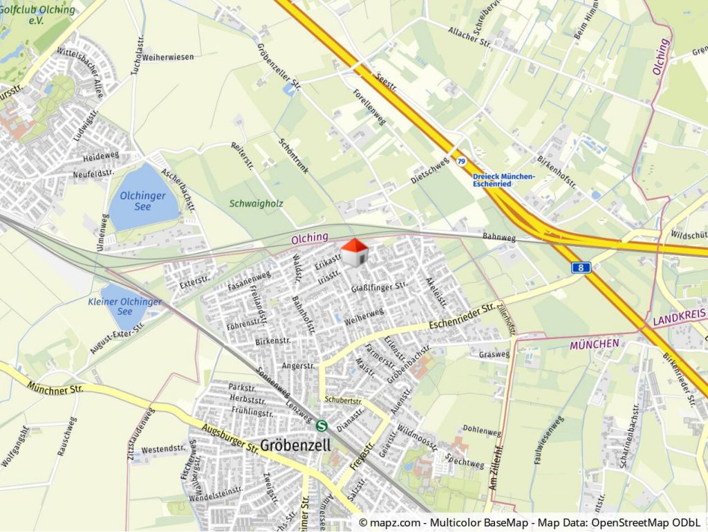 Immobilienangebot - Gröbenzell - Grundstücke - BAUPARTNER GESUCHT! -  Traumhaftes Südgrundstück in Gröbenzell-Nord! Bebaubar mit einer DHH