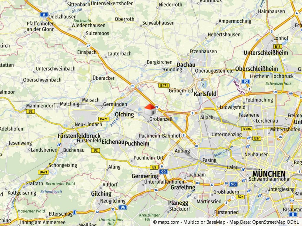 Immobilienangebot - Gröbenzell - Grundstücke - BAUPARTNER GESUCHT! -  Traumhaftes Südgrundstück in Gröbenzell-Nord! Bebaubar mit einer DHH