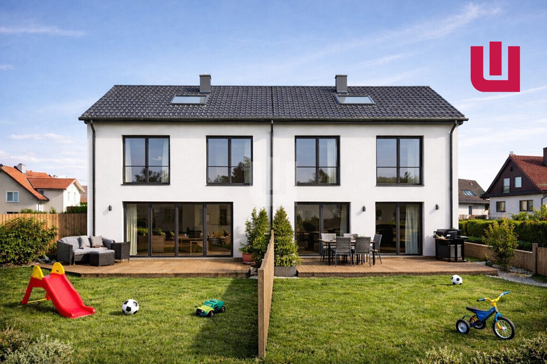 Immobilienangebot - Fürstenfeldbruck - Alle - WINDISCH IMMOBILIEN! Neubau-DHH in A+  direkt in FFB - Ruhig und verkehrsgünstig gelegen