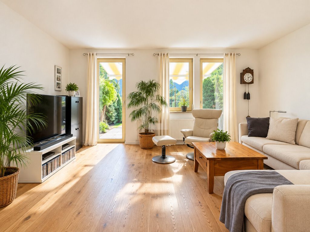 Immobilienangebot - Gröbenzell - Alle - WINDISCH - Zentral und ruhig: Gepflegtes Stadthaus mit Garten im Gröbenzeller Familiendorf