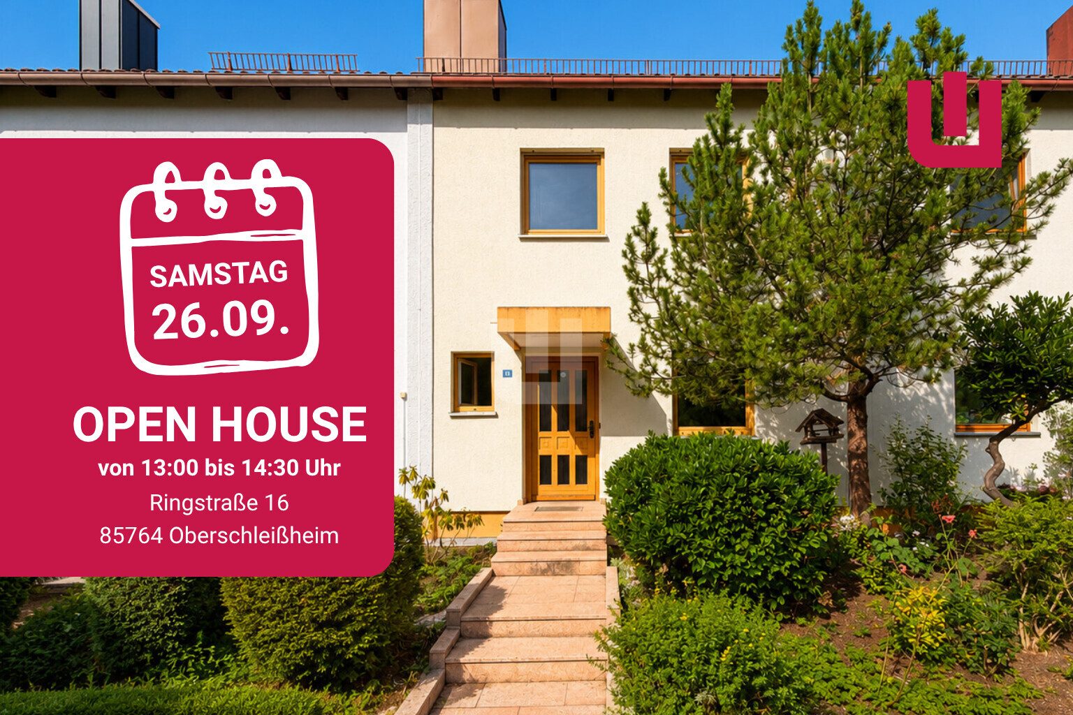 Immobilienangebot - Oberschleißheim - Alle - WINDISCH IMMOBILIEN - Familienfreundliches Reihenhaus mit Potential in ruhiger Lage - bezugsfrei!