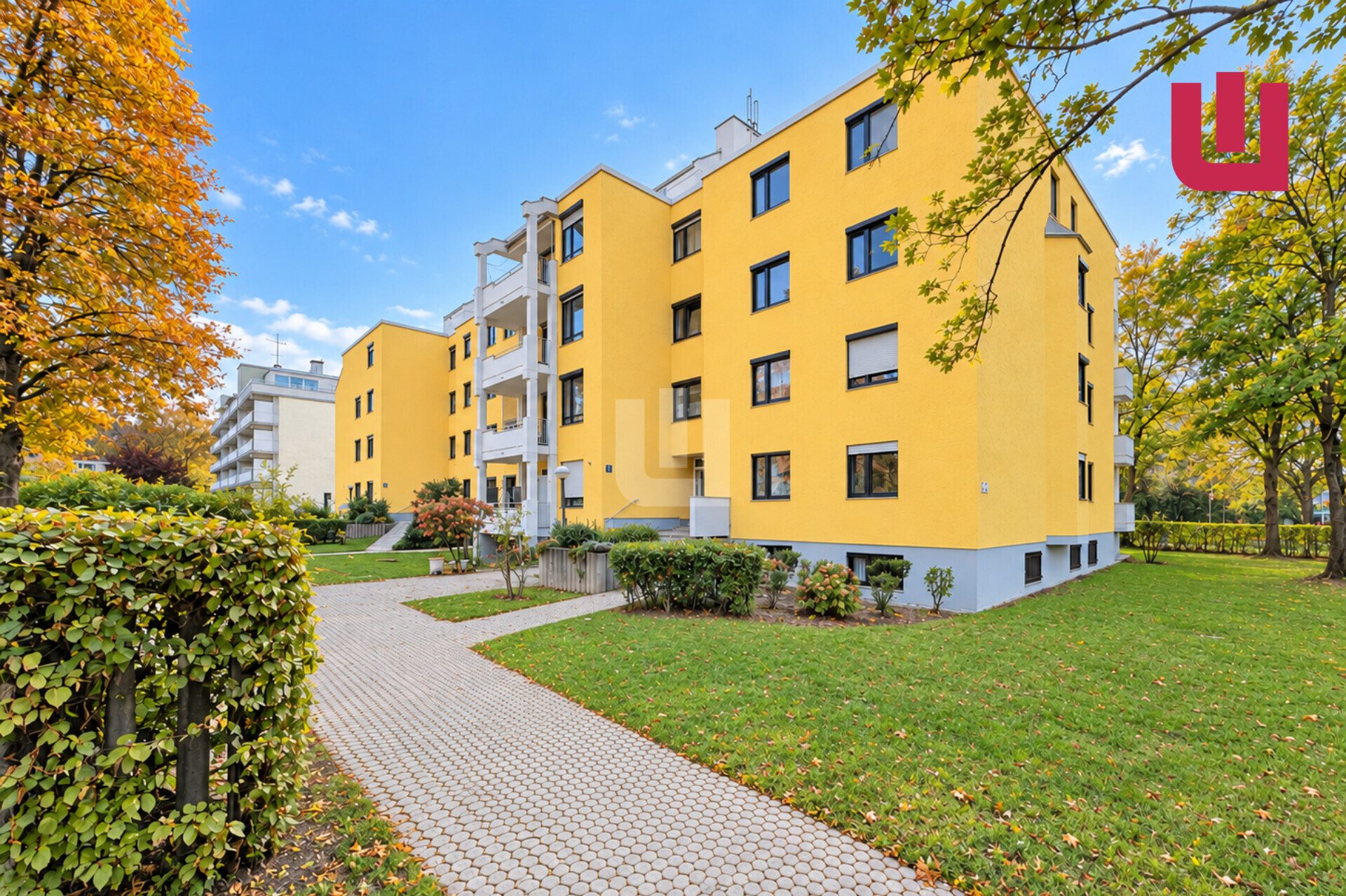 Immobilienangebot - Puchheim - Alle - WINDISCH - Ansprechende 2-Zi.-Wohnung mit Westbalkon in umfassend modernisierter Wohnanlage - frei!