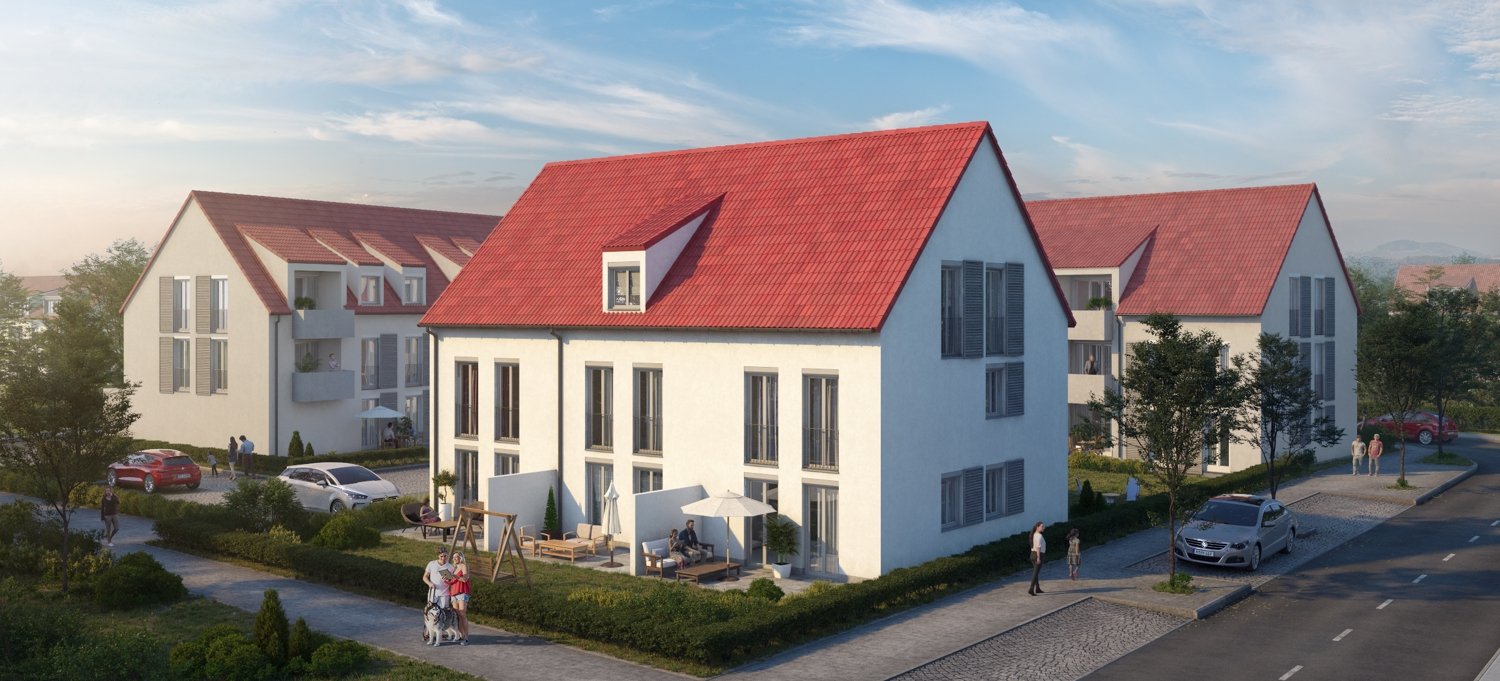 Immobilienangebot - Leipheim - Alle - Reiheneckhaus - Rohbau steht - jetzt zugreifen und Ausstattung festlegen! TOP PREIS