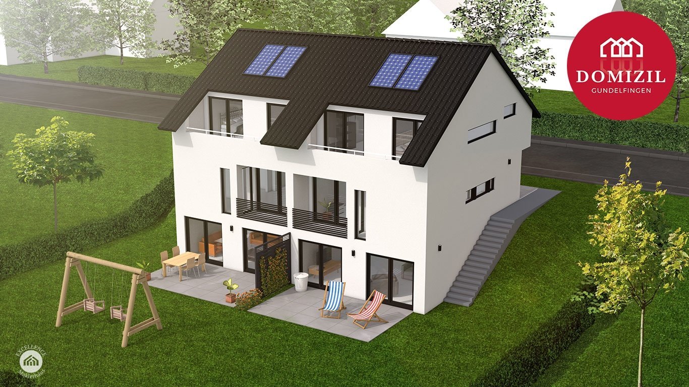 Immobilienangebot - Gundelfingen an der Donau - Alle - exclusive DHH ca. 159 m² mit integrierter Garage