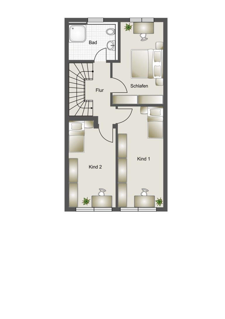 Immobilienangebot - Augsburg / Neubergheim - Alle - MODERNES REIHENHAUS I BEGEHRTE LAGE I NEUBAU mit 2 Tiefgaragenstellplätzen