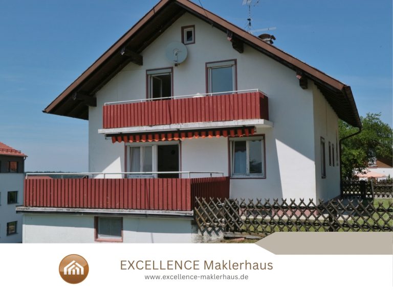 Immobilienangebot - Unteregg / Warmisried - Alle - Grandiose Aussicht inklusive - freundliches Einfamilienhaus mit Potential nahe Mindelheim.
