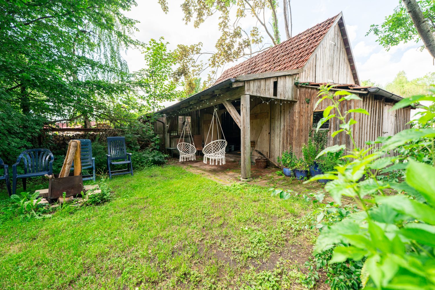 Immobilienangebot - Röfingen / Roßhaupten - Alle - Bezauberndes Anwesen mit parkähnlichem Garten auf 3234 m² Grund