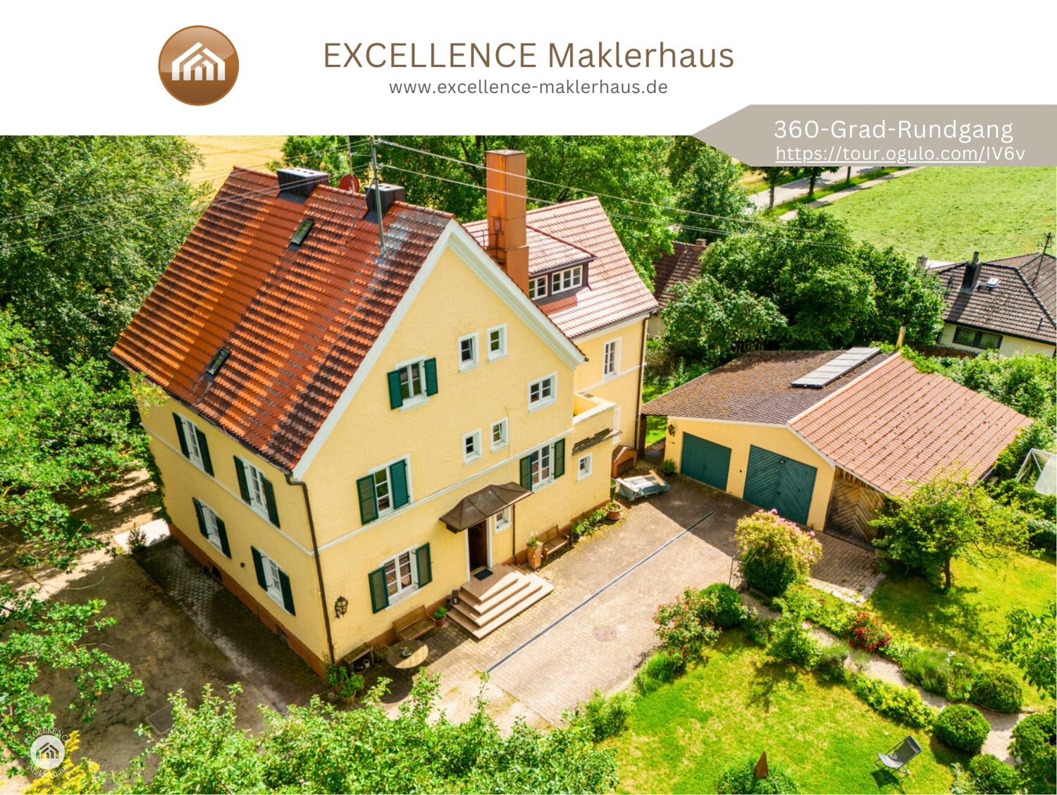 Immobilienangebot - Röfingen / Roßhaupten - Alle - Bezauberndes Anwesen mit parkähnlichem Garten auf 3234 m² Grund