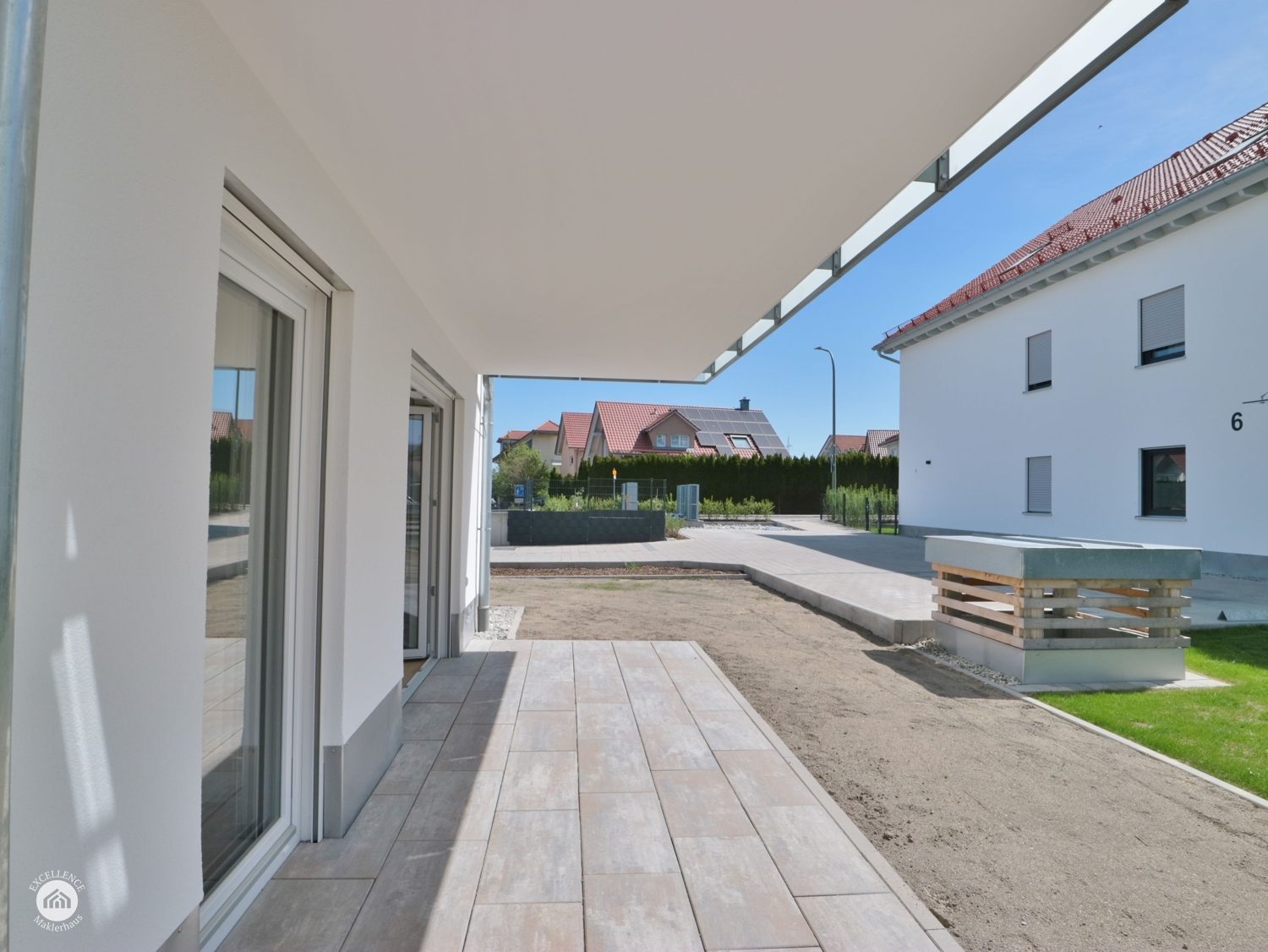Immobilienangebot - Buxheim - Alle - Erstbezug - helle Erdgeschosswohnung in Buxheim mit 2 Terrassen und Einbauküche!