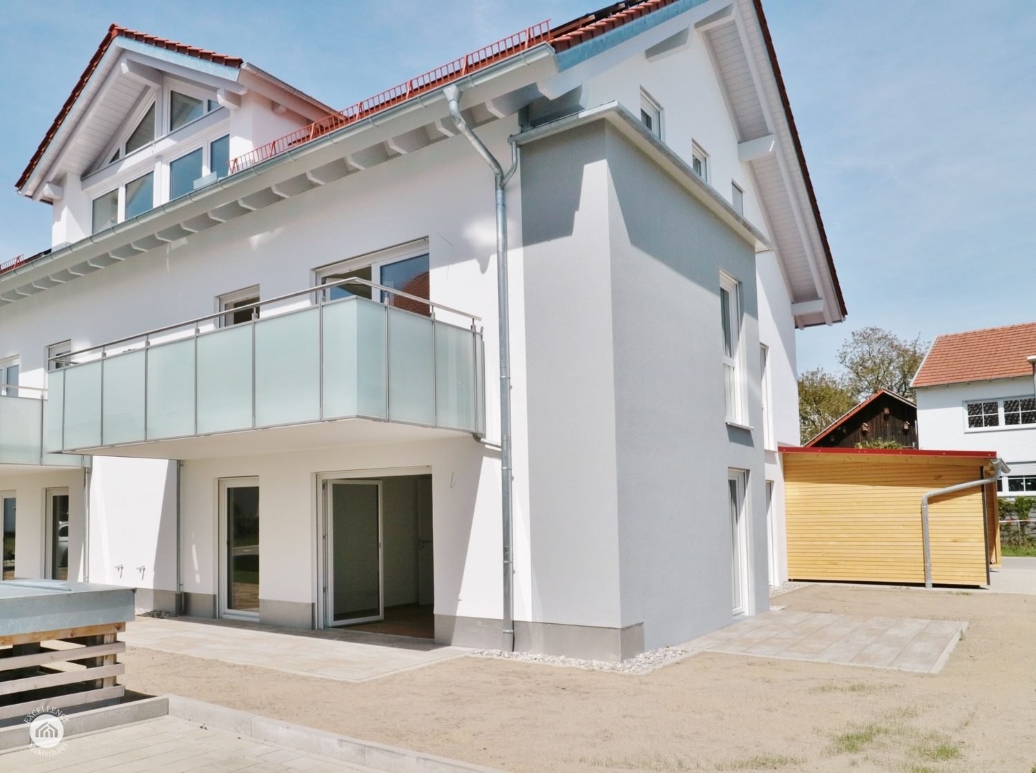 Immobilienangebot - Buxheim - Alle - Erstbezug - helle Erdgeschosswohnung in Buxheim mit 2 Terrassen und Einbauküche!