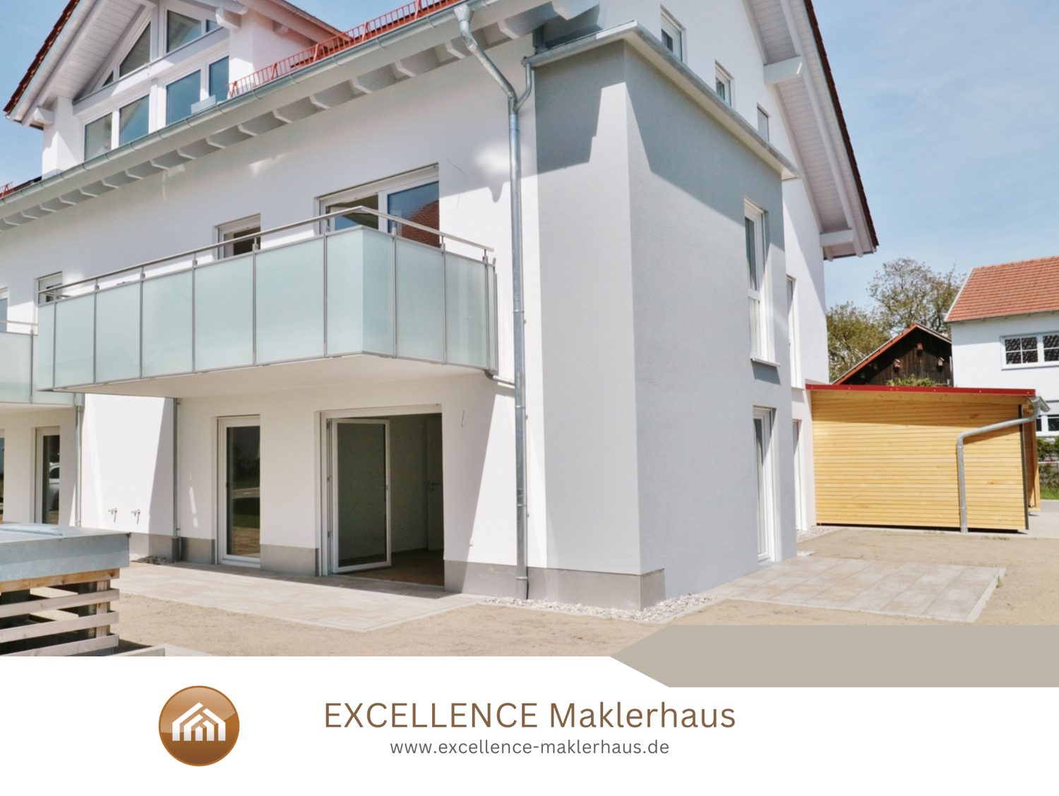 Immobilienangebot - Buxheim - Alle - Erstbezug - helle Erdgeschosswohnung in Buxheim mit 2 Terrassen und Einbauküche!