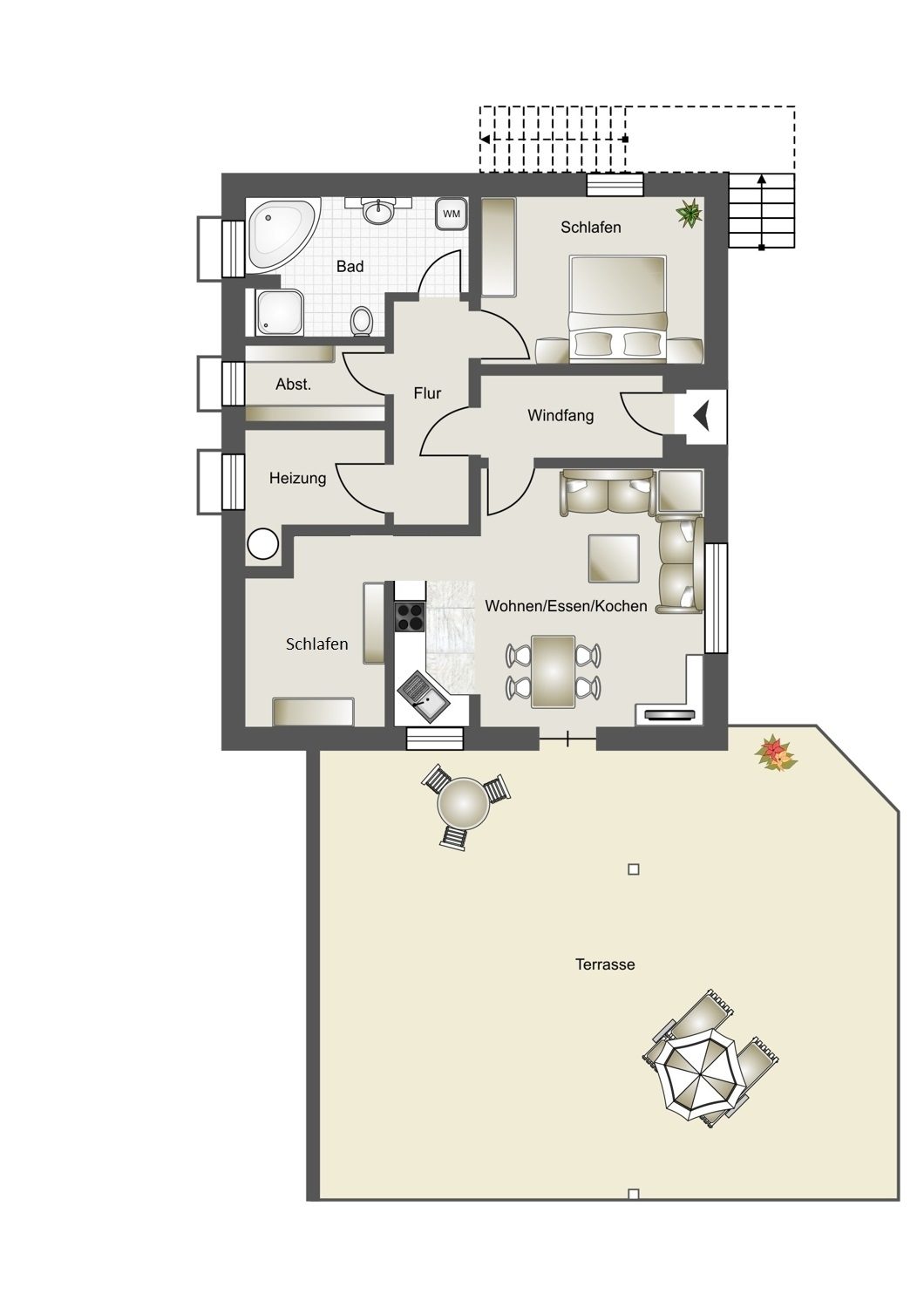 Immobilienangebot - Kammeltal / Hammerstetten - Alle - Modernes Einfamilienhaus mit Einliegerwohnung