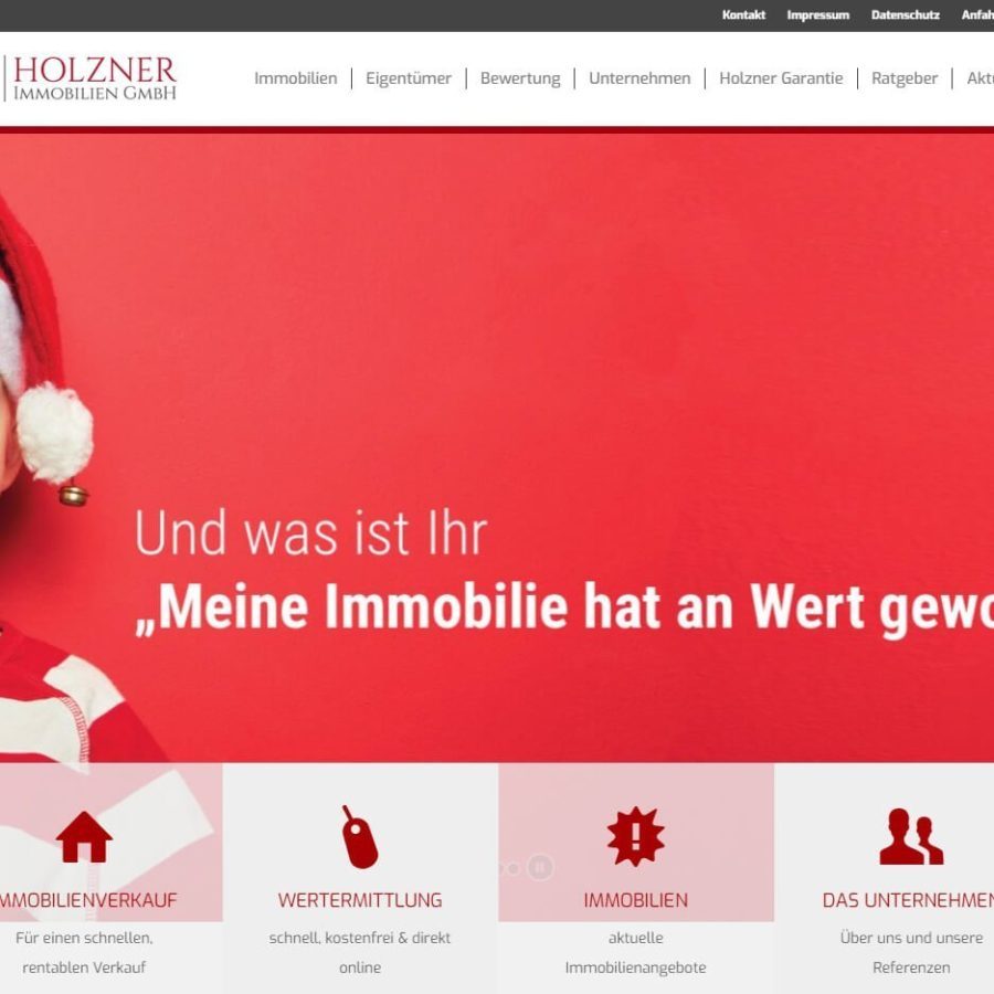 Holzner Immobilien GmbH - Webseiten der MaklerWerft