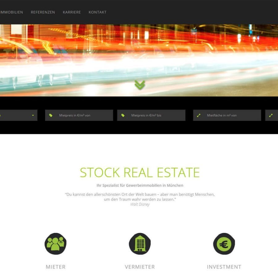 Stock Real Estate Startseite