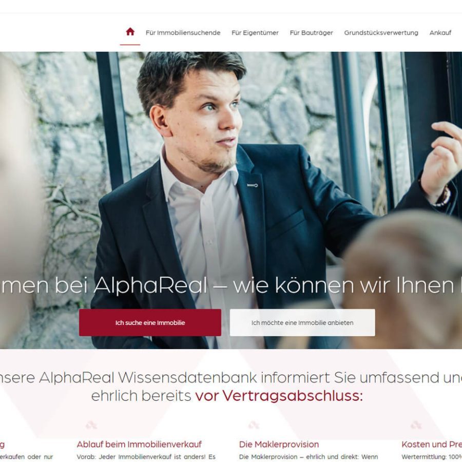 AlphaReal GmbH Startseite