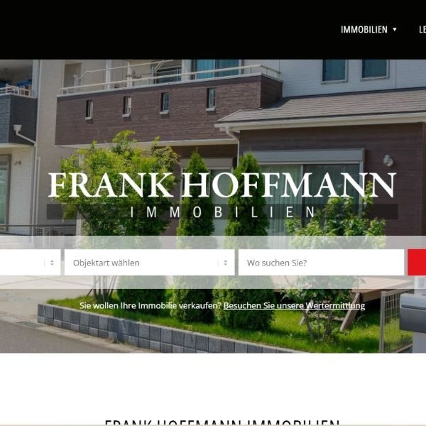 Frank Hoffmann Immobilien - Webseiten der MaklerWerft
