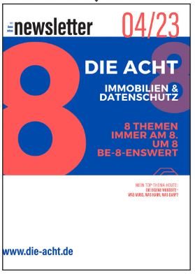 Die 8 - Newsletter