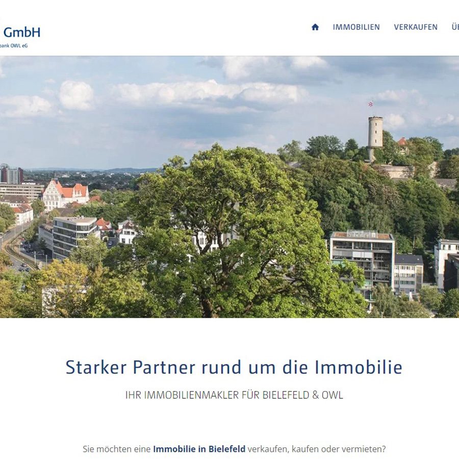 Webseiten der MaklerWerft - BW Werther Immobilien GmbH