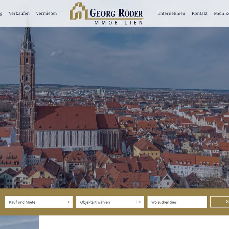 Webseiten der MaklerWerft - Georg Röder Immobilien