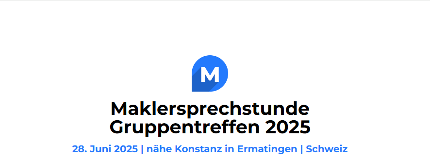 Maklersprechstunde Gruppentreffen - Veranstaltung - MaklerWerft