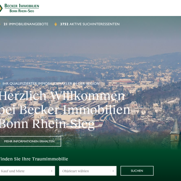 Becker Immobilien - Webseiten der MaklerWerft
