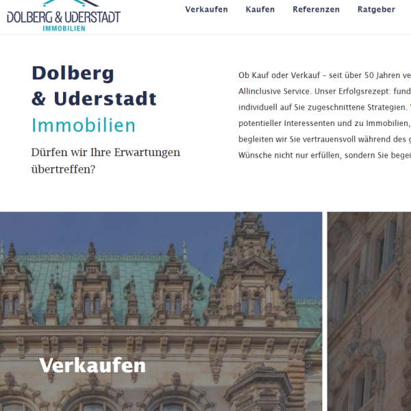 Dolberg Uderstadt - WEbseiten der Maklerwerft