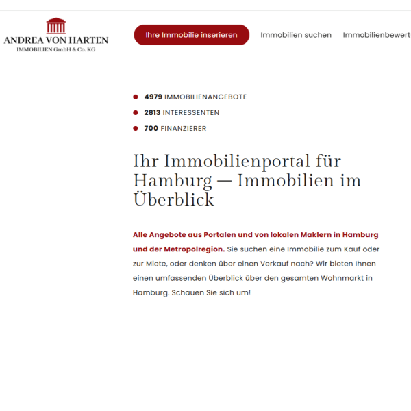 Andrea von Harten - webseiten der MaklerWerft