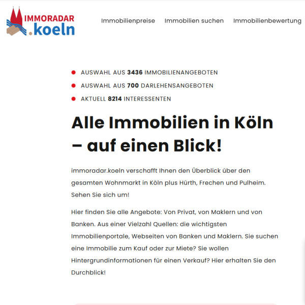 Immoradar - koeln - MaklerWerft