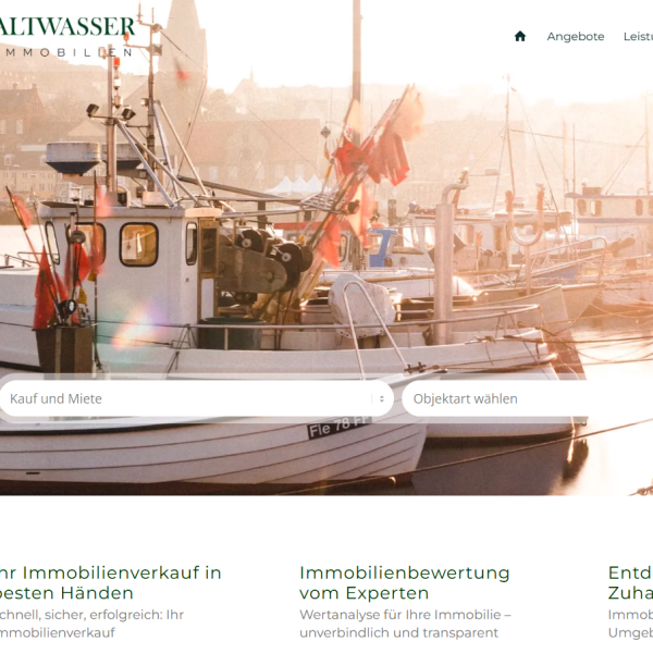 Altwasser - Webseiten der MaklerWerft