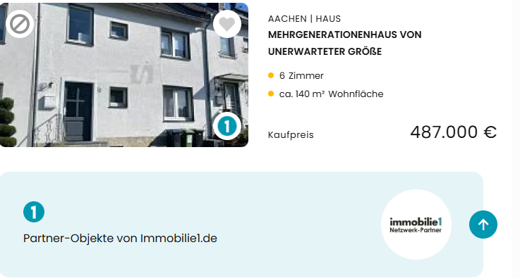 Immobilie1 Schnittstelle - Headerbild