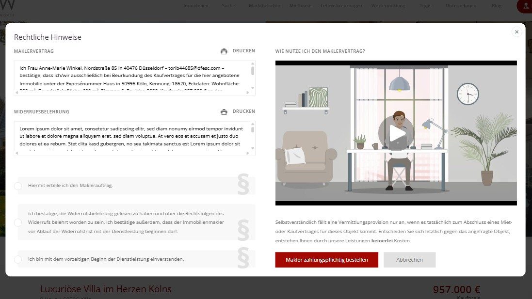 Online_Maklervertrag