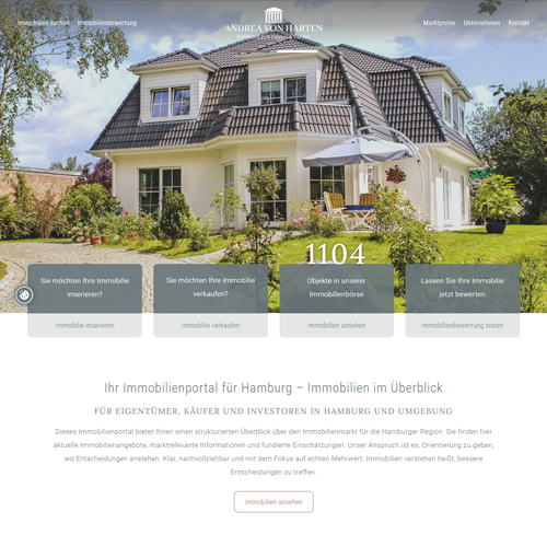 Andrea von Harten Immobilien - Referenzen der MaklerWerft