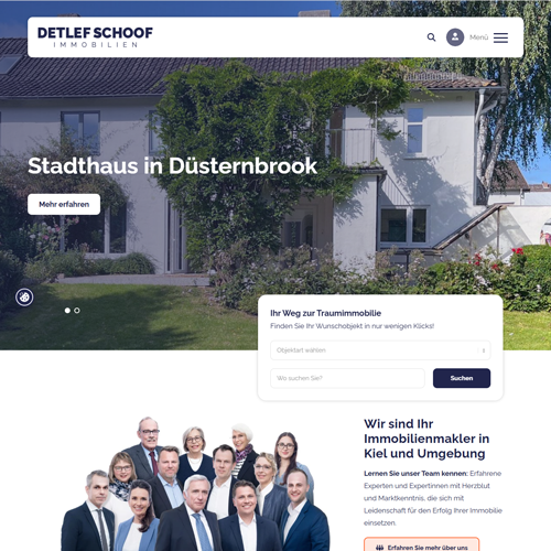 Detlef Schoof Immobilien GmbH & Co. KG - Referenzen der Maklerwerft