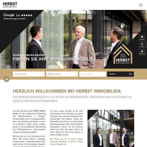 Herbst Immobilien - Referenzen der Maklerwerft