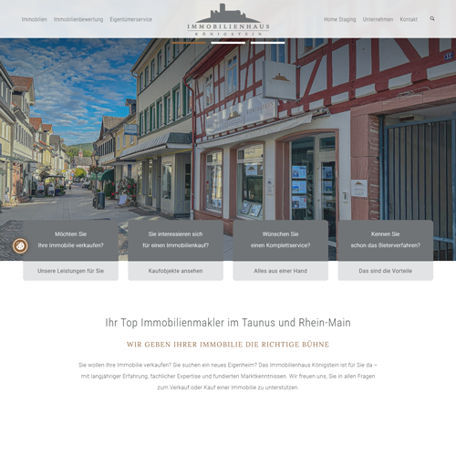 Immobilienhaus Königstein GmbH - Referenzen der Maklerwerft