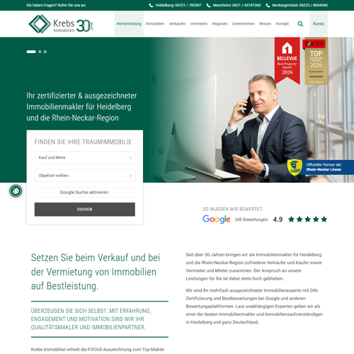 Krebs Immobilien - Referenzen der MaklerWerft