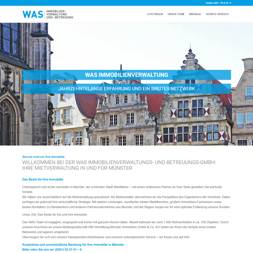 W A S Immobilienverwaltungs- und Betreuungs- GmbH - Referenzen der Maklerwerft