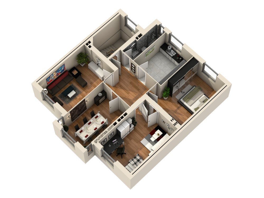 3-D Grundriss