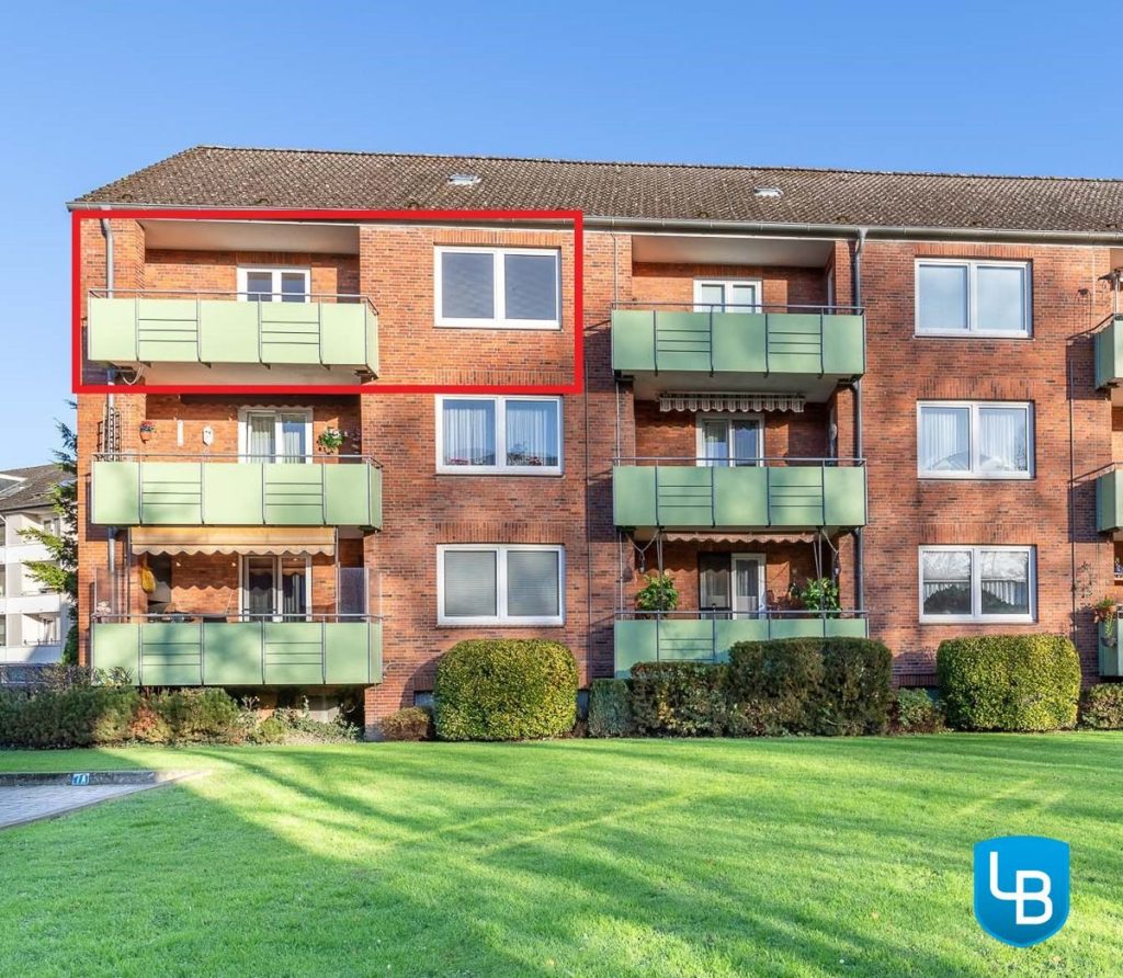 Immobilienangebot - Bad Segeberg - Alle - Schöne, renovierte 3-Zimmer-Wohnung in zentraler Lage zu mieten