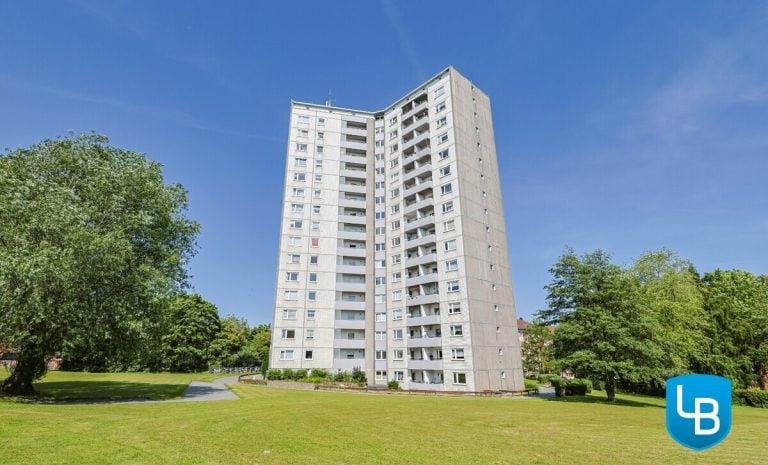 Immobilienangebot - Kiel - Alle & Rest (Wohnen) - Attraktive Eigentumswohnung im 13. OG mit Weitblick ins Grüne!