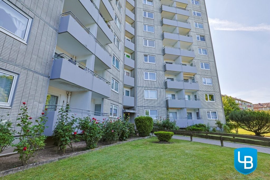 Immobilienangebot - Kiel - Alle & Rest (Wohnen) - Attraktive Eigentumswohnung im 13. OG mit Weitblick ins Grüne!