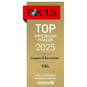 Auszeichnung Langner & Burmeister als TOP immobilienbüro in kiel der Zeitschrift Focus
