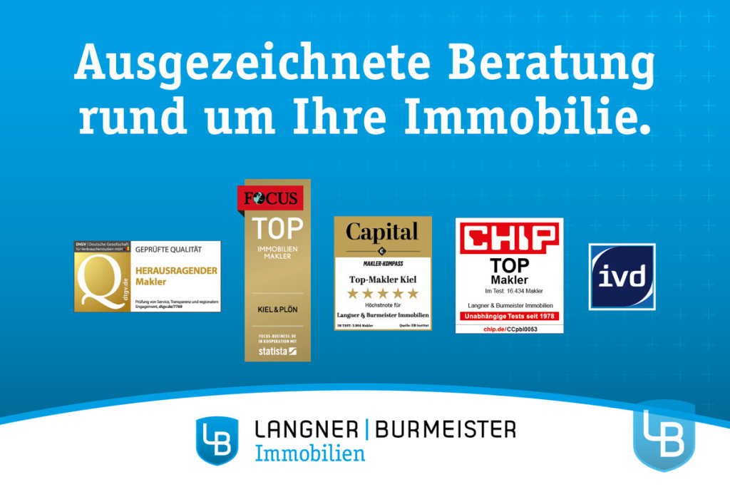 Immobilienangebot - Plön - Alle & Rest (Wohnen) - Einziehen und wohlfühlen: Gepflegte 2-Zimmer-Wohnung mit Loggia und Garage